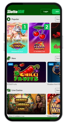 SlottoJam Casino app